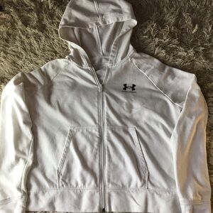 UNDER ARMOUR Women’s size LARGE HOODIE JACKET